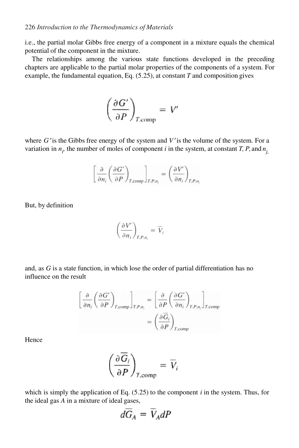 226 introduction to the thermodynamics ofmaterials