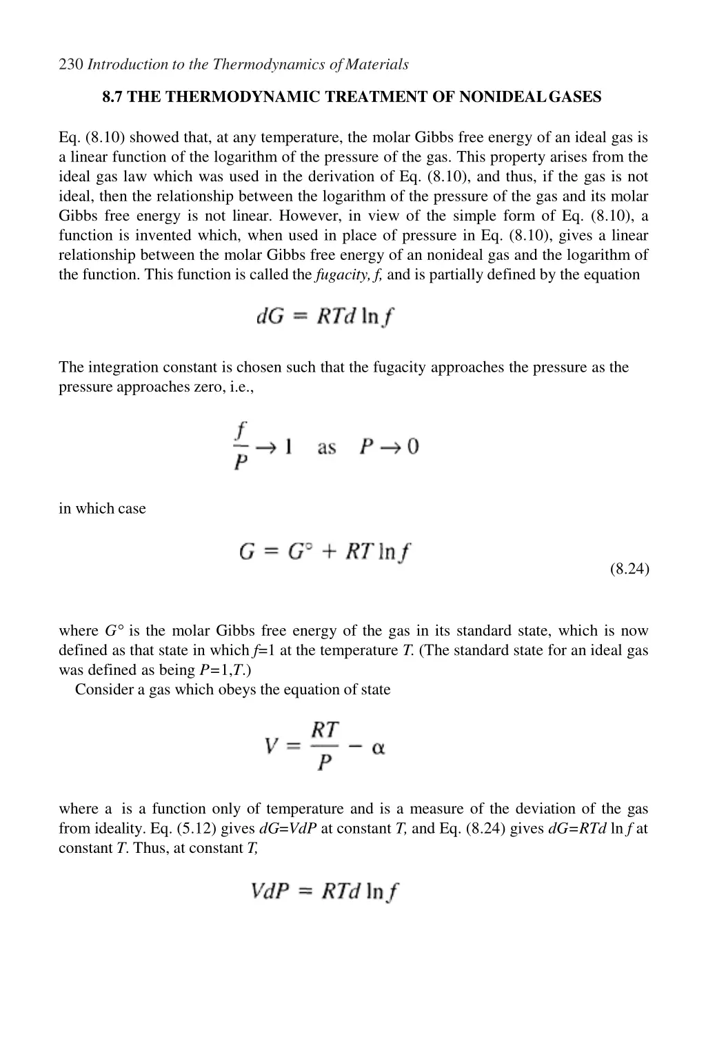 230 introduction to the thermodynamics ofmaterials