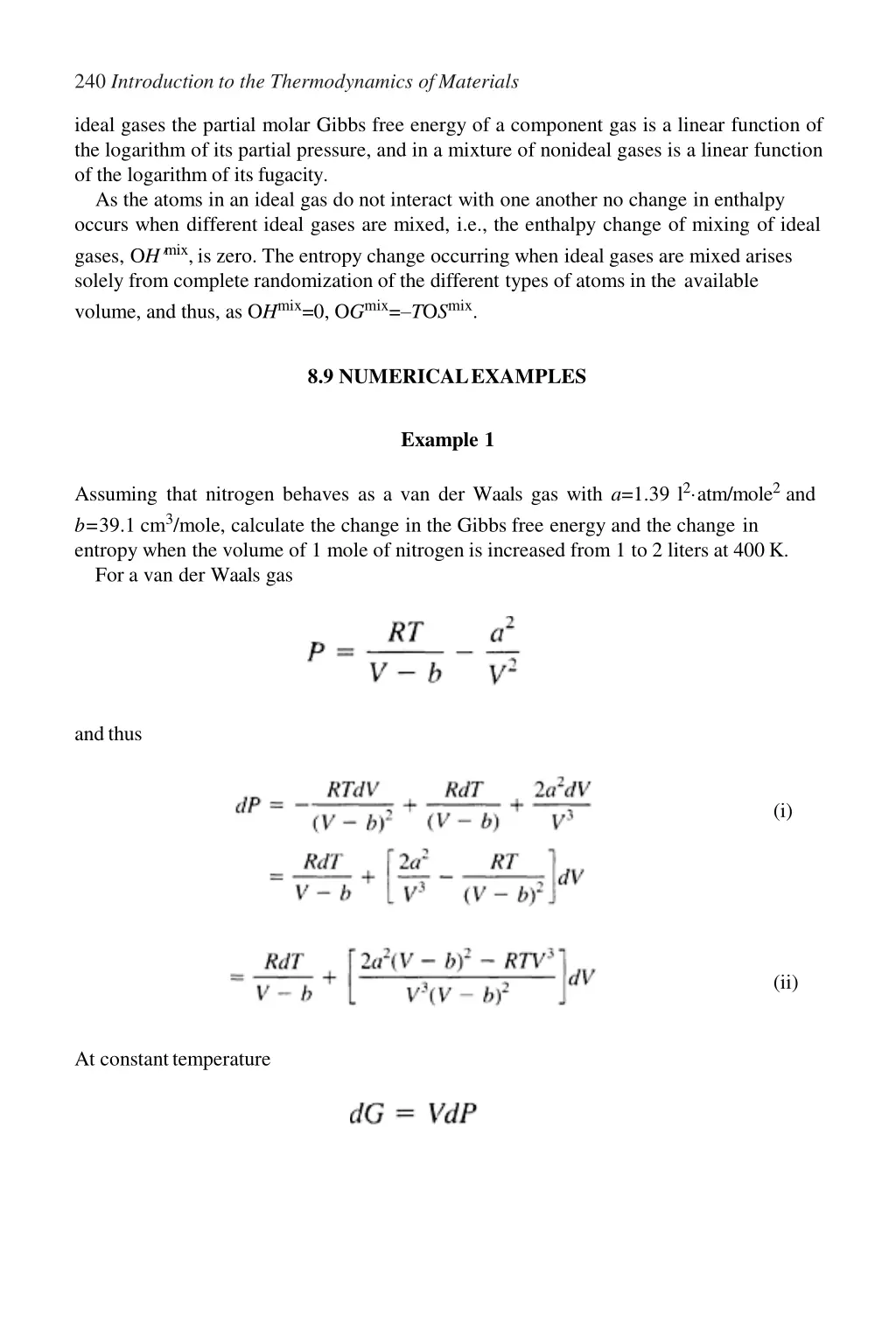 240 introduction to the thermodynamics ofmaterials