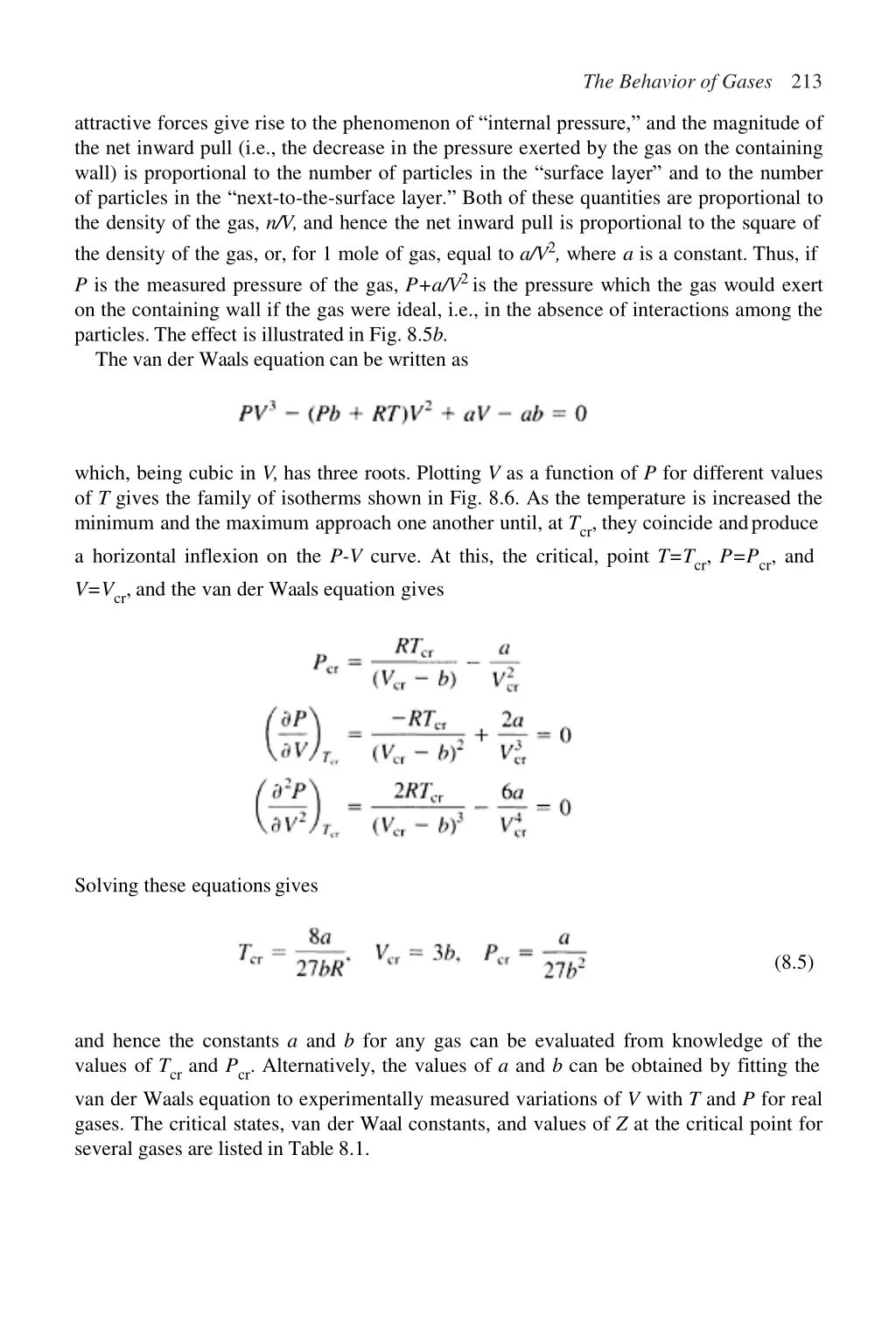 the behavior of gases 213