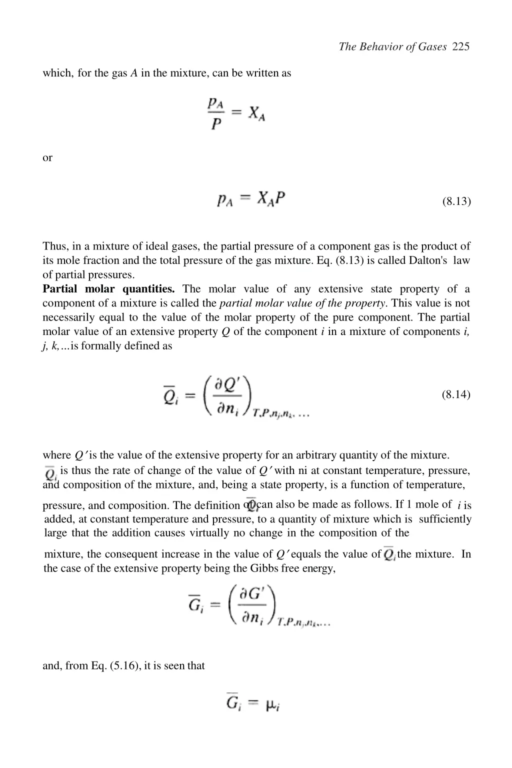 the behavior of gases 225