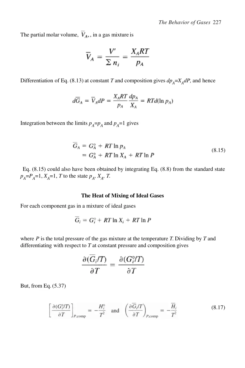 the behavior of gases 227