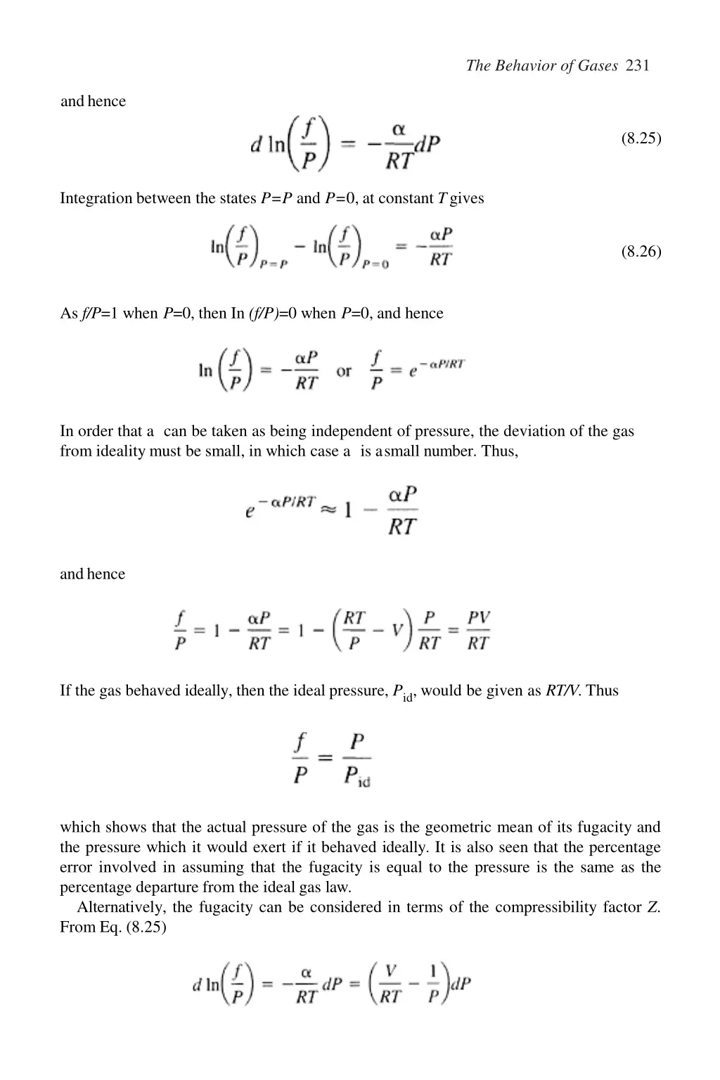 the behavior of gases 231