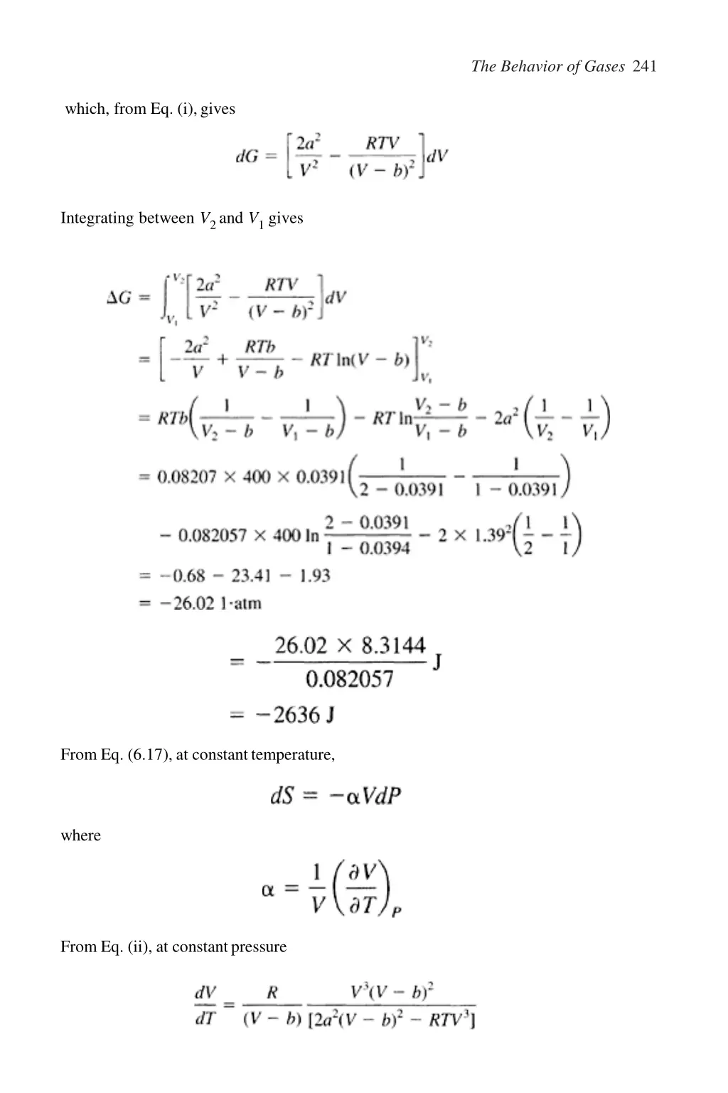 the behavior of gases 241