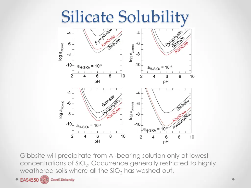 silicate solubility