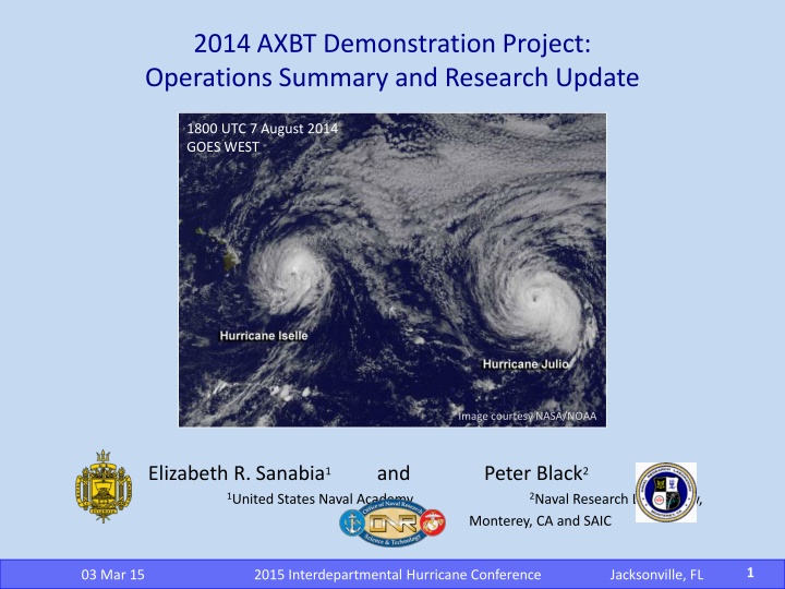 2014 axbt demonstration project operations