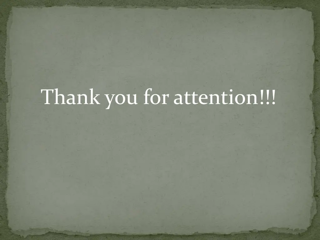 thank you for attention