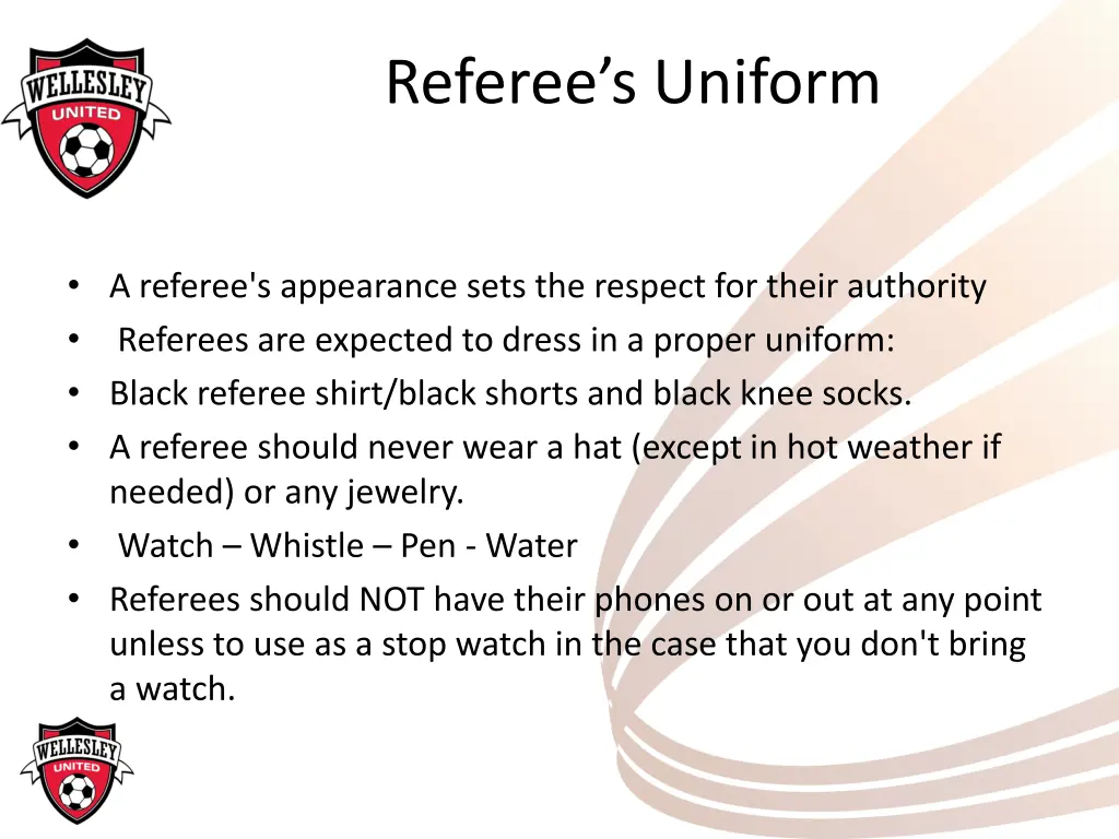 referee s uniform