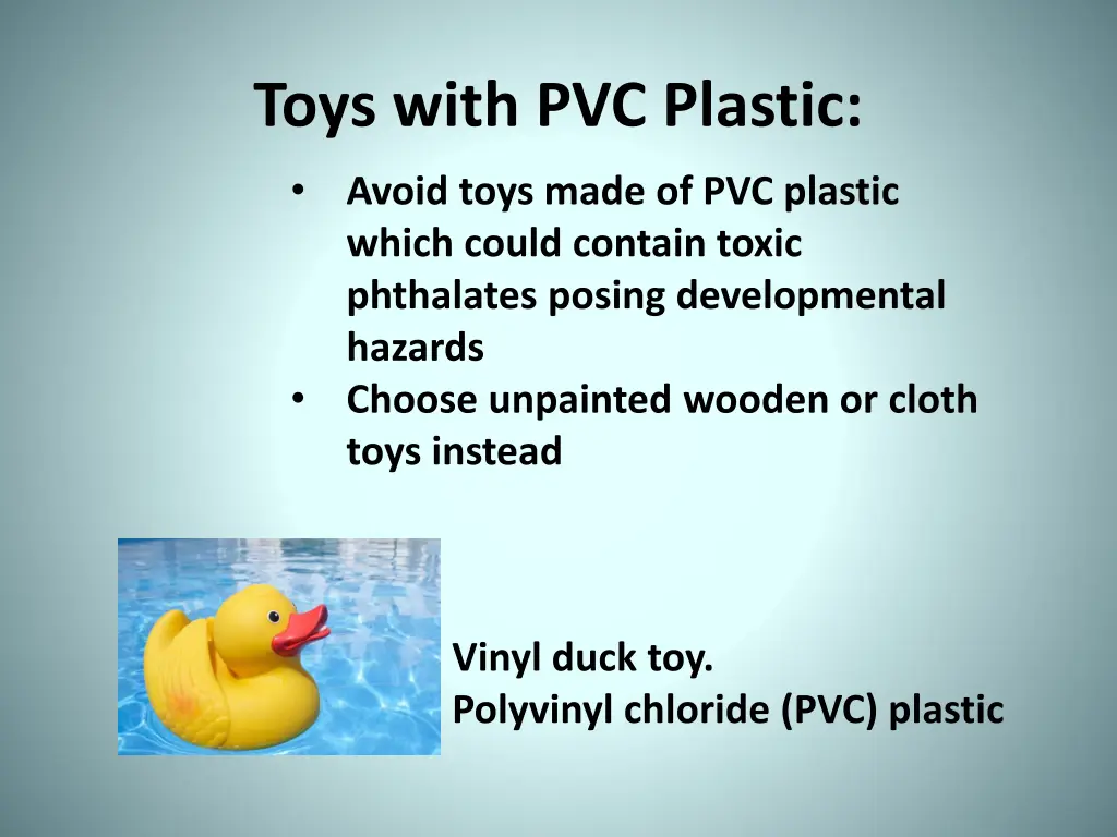 toys with pvc plastic