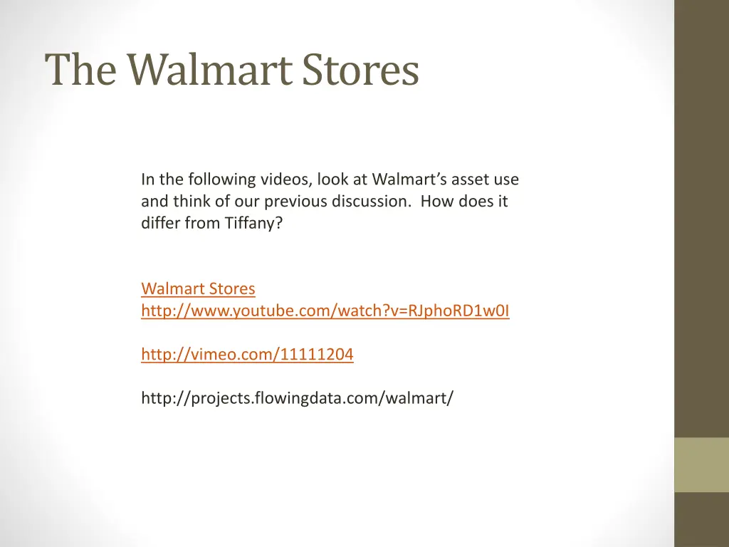 the walmart stores