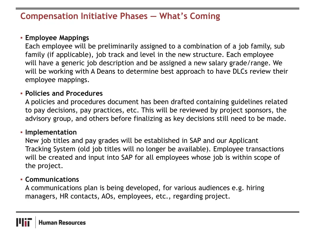 compensation initiative phases what s coming