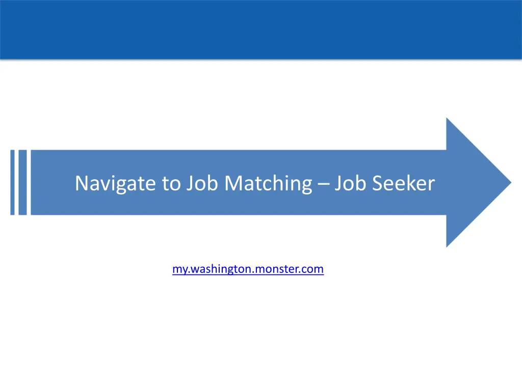 navigate to job matching job seeker