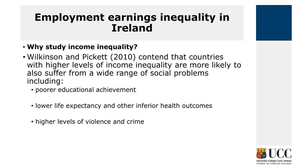 employment earnings inequality in ireland 1