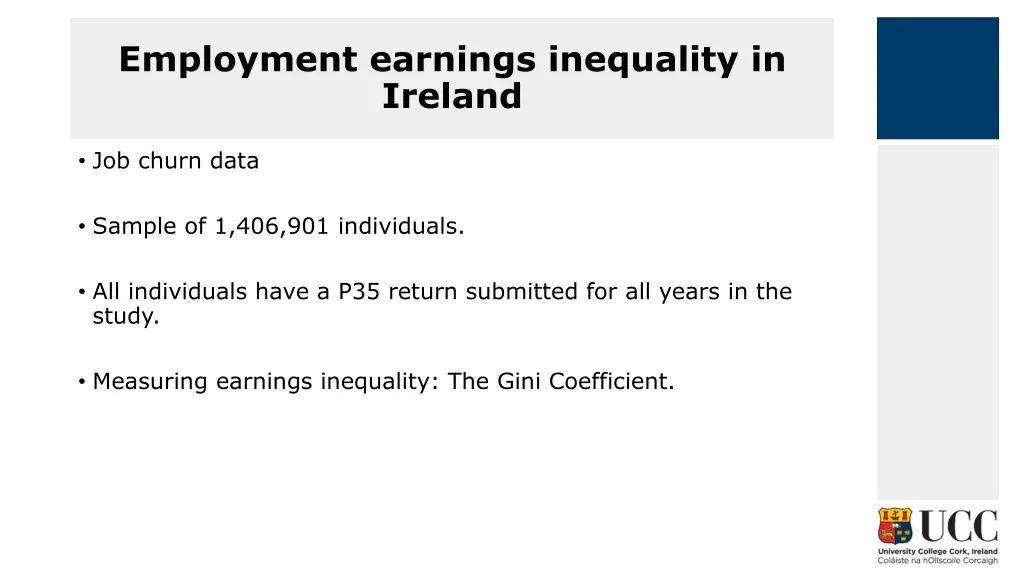 employment earnings inequality in ireland 2