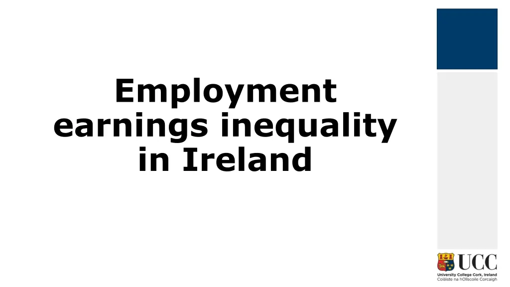 employment earnings inequality in ireland