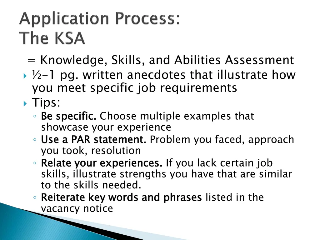 knowledge skills and abilities assessment