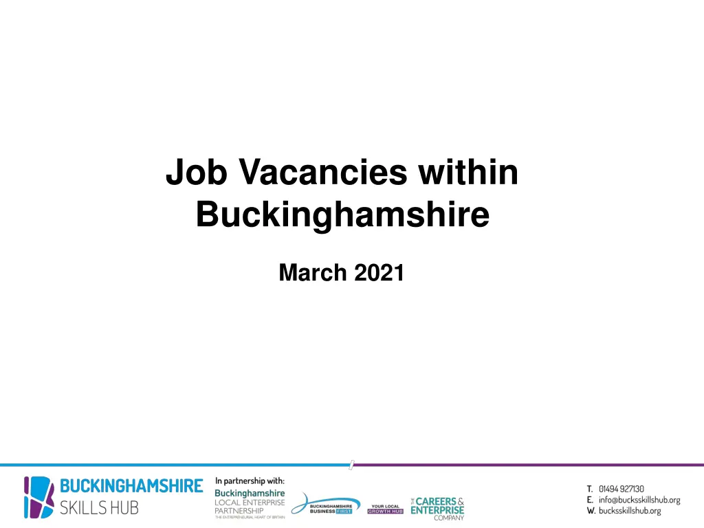 job vacancies within buckinghamshire