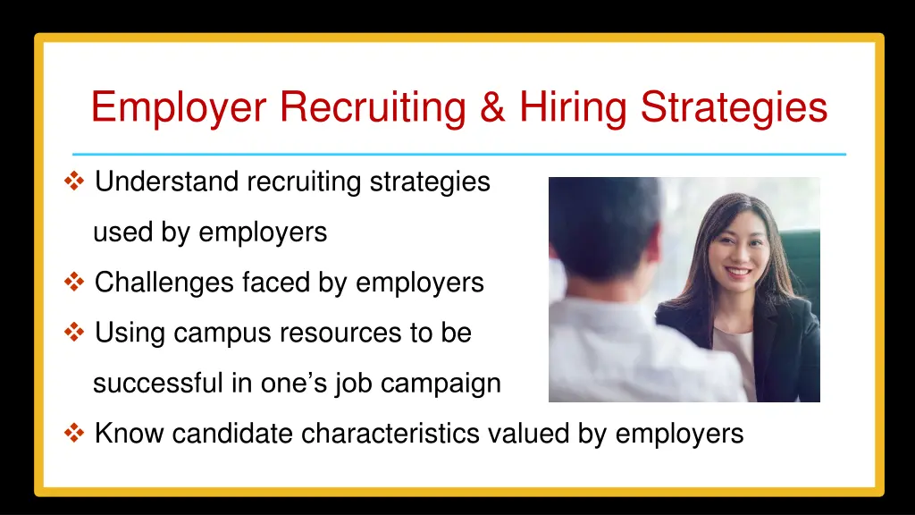 employer recruiting hiring strategies