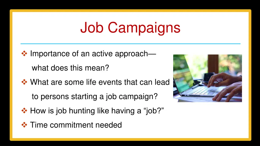 job campaigns