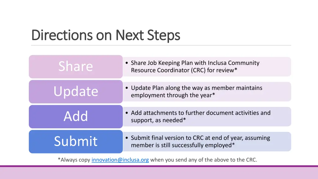 directions on next steps directions on next steps 1