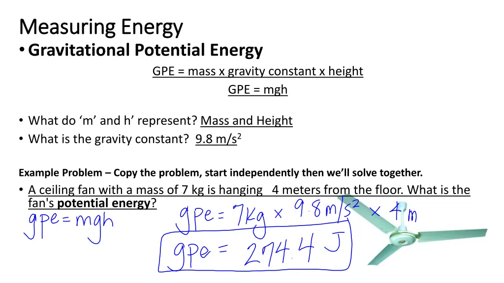 measuring energy measuring energy gravitational