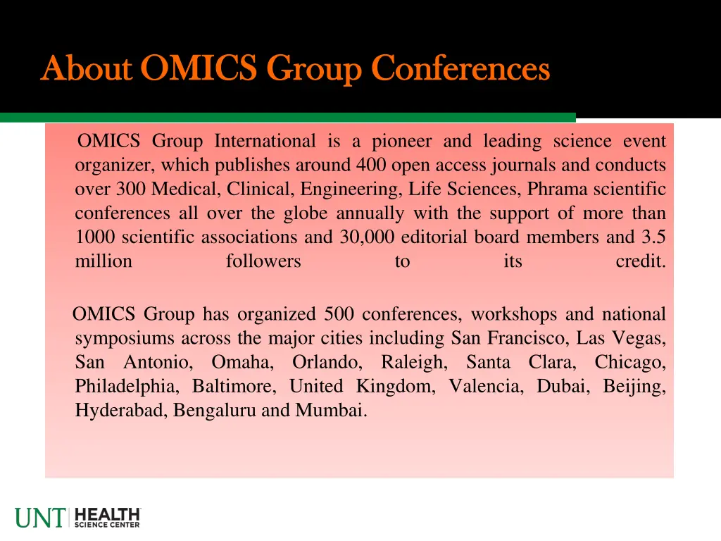 about omics group conferences about omics group