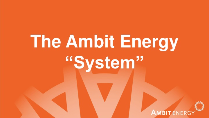 the ambit energy system