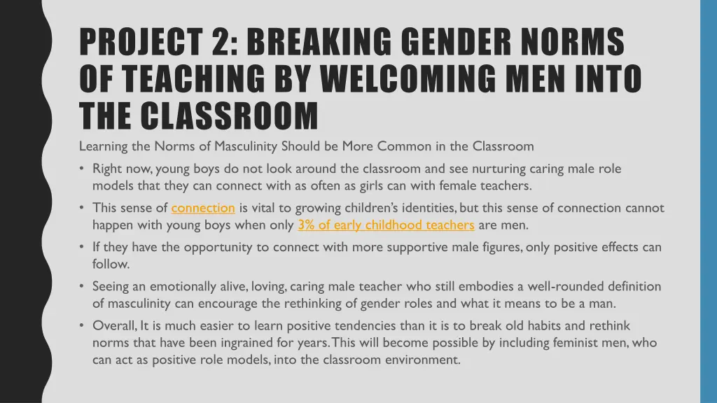 project 2 breaking gender norms of teaching 2