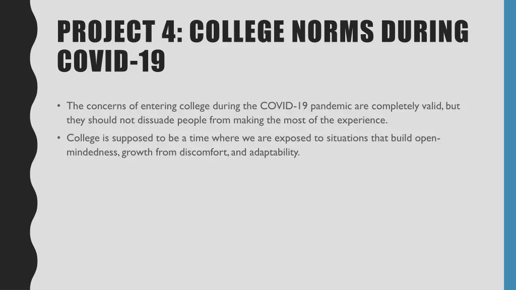 project 4 college norms during covid 19