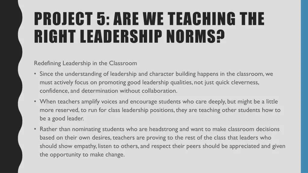 project 5 are we teaching the right leadership 2