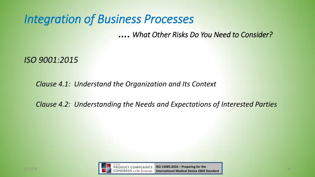 integration of business processes integration 1