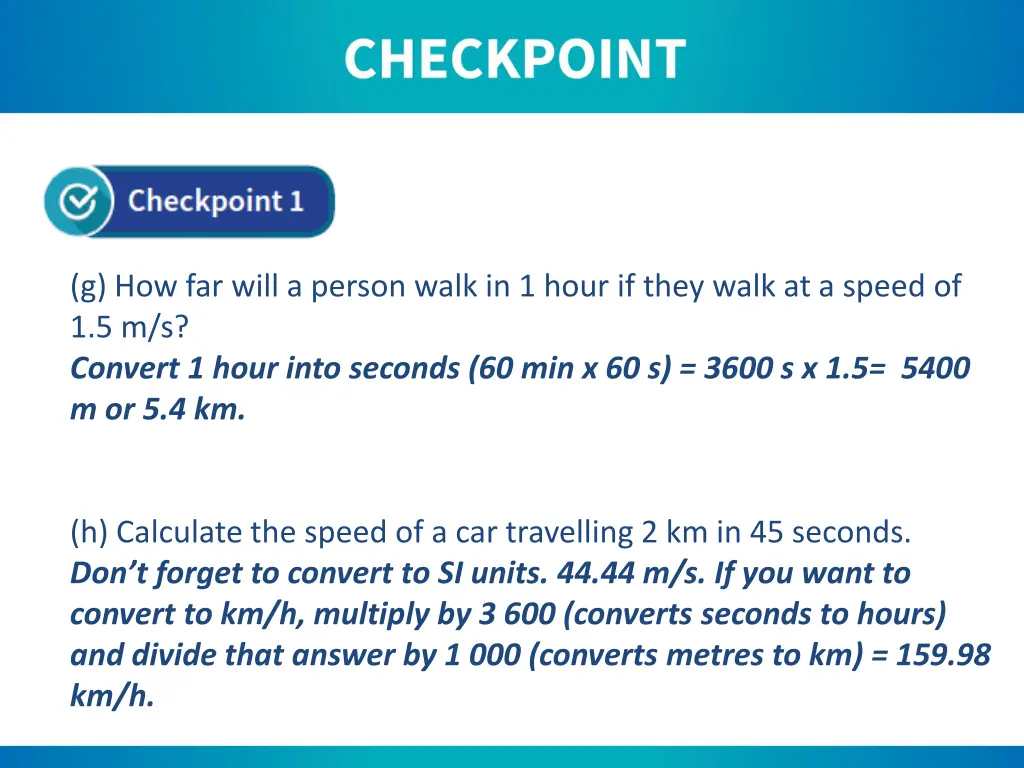 g how far will a person walk in 1 hour if they