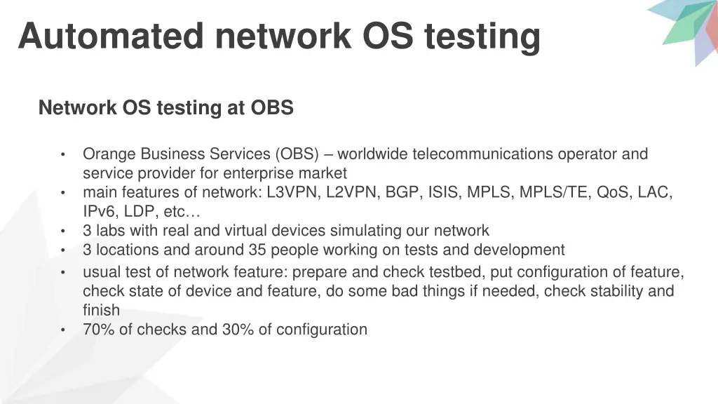 automated network os testing 1