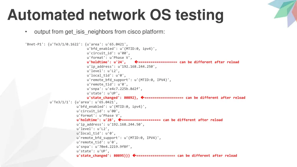 automated network os testing 10