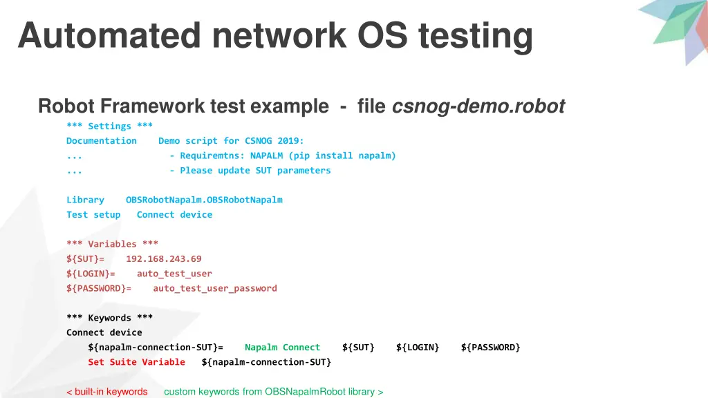 automated network os testing 14