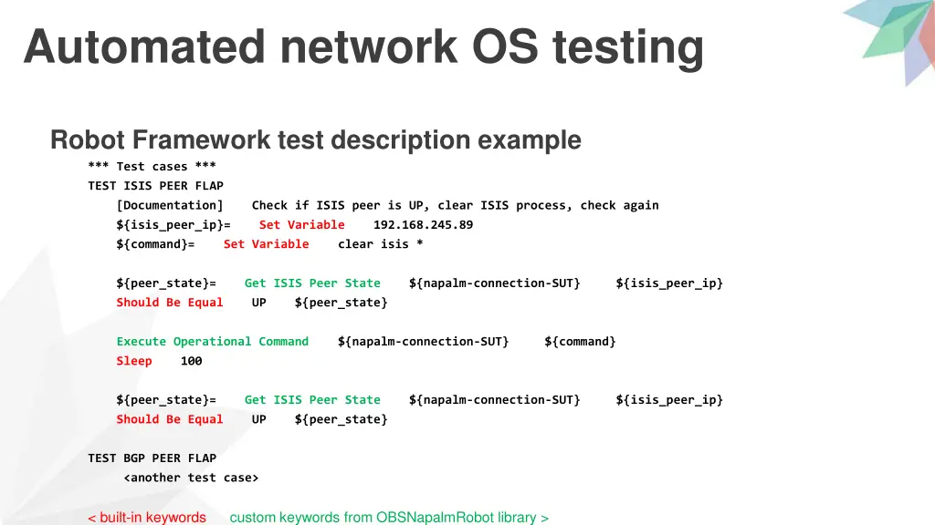 automated network os testing 15