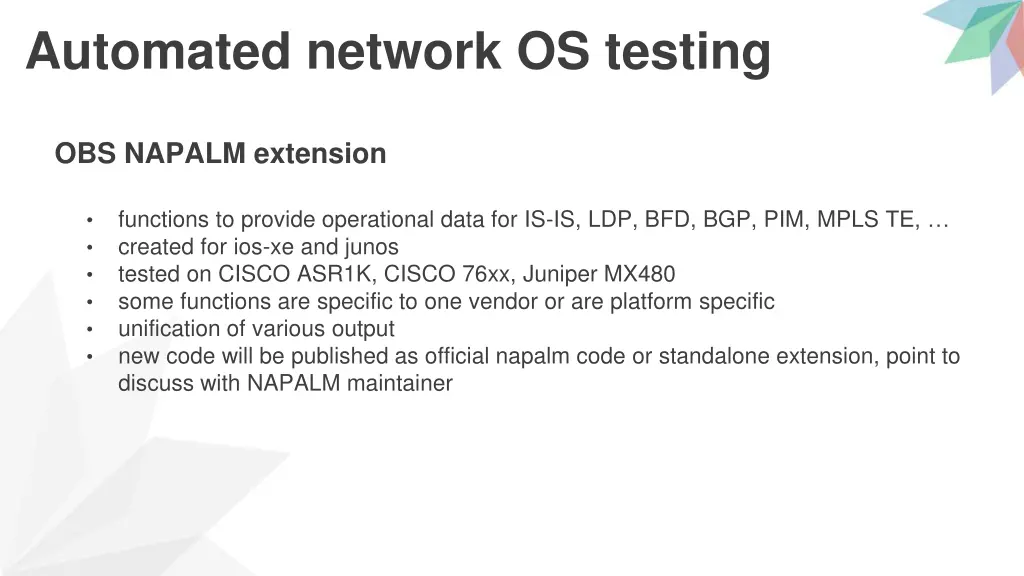 automated network os testing 5