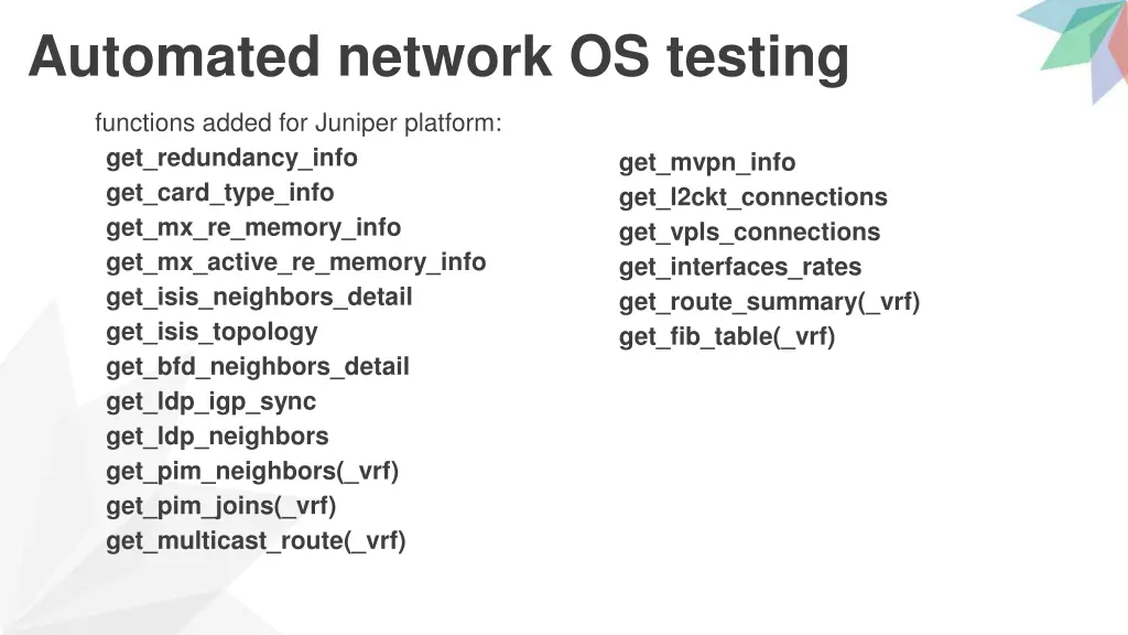 automated network os testing 6