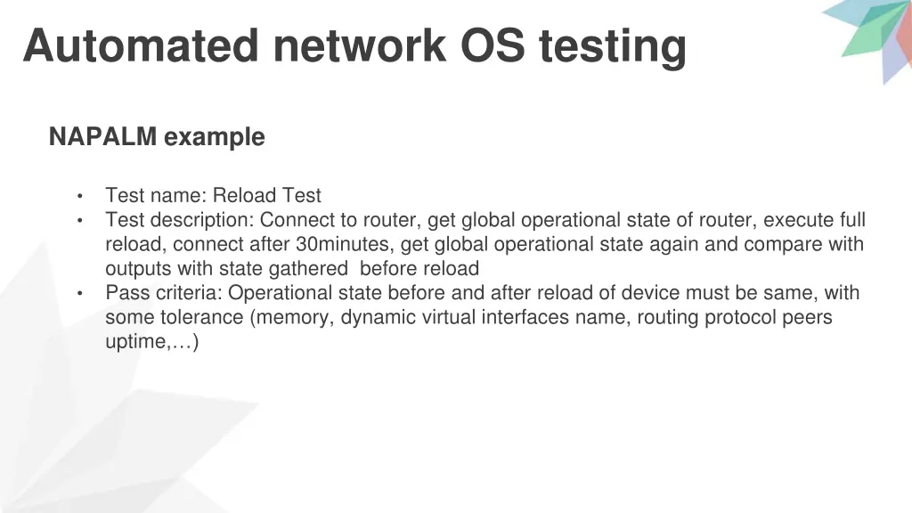 automated network os testing 8