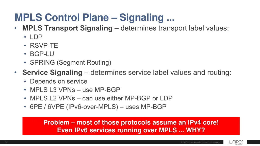 mpls control plane signaling mpls transport