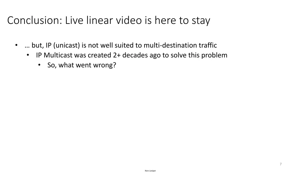 conclusion live linear video is here to stay