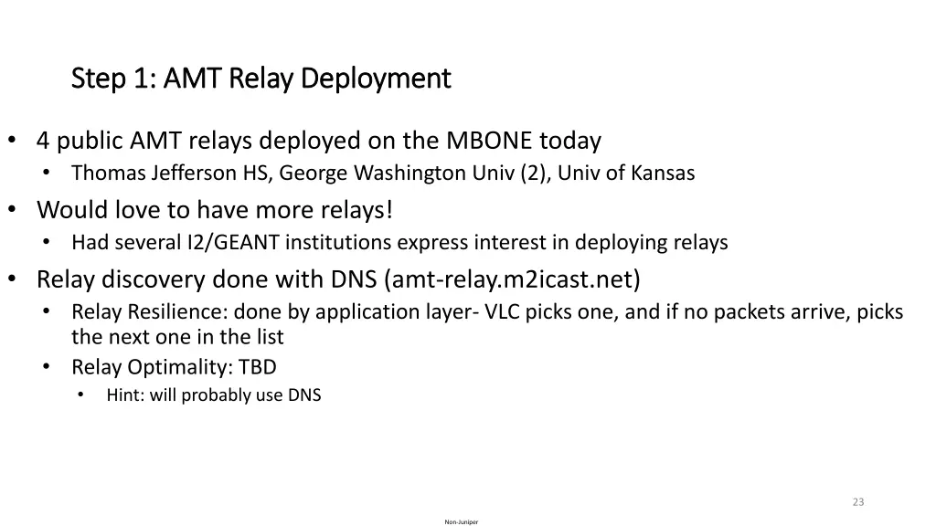 step 1 amt relay deployment step 1 amt relay