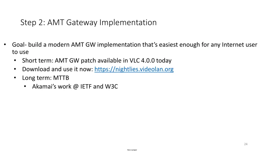 step 2 amt gateway implementation