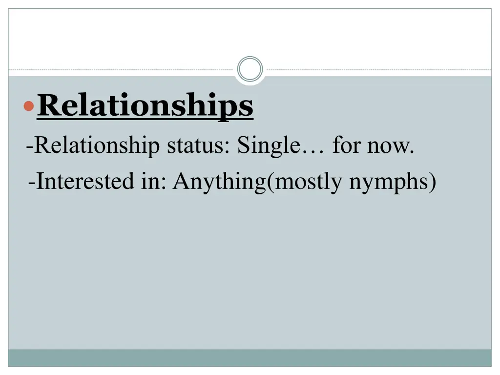 relationships relationship status single