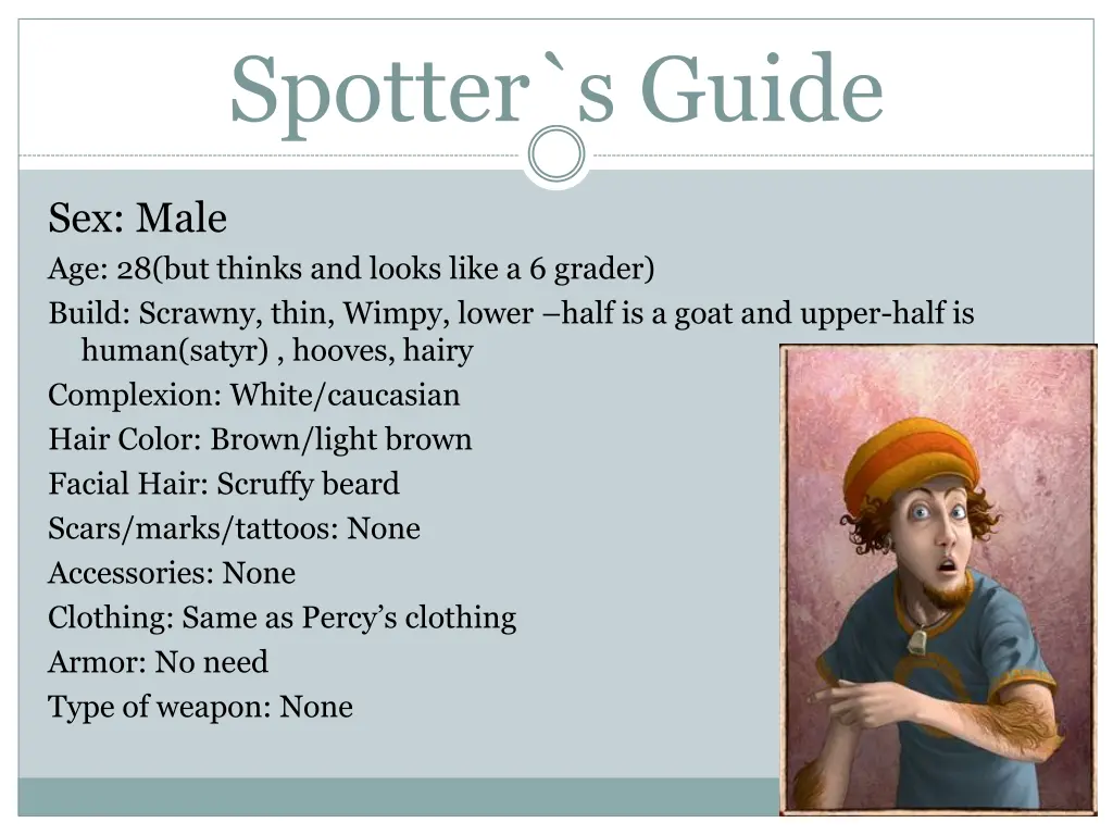 spotter s guide