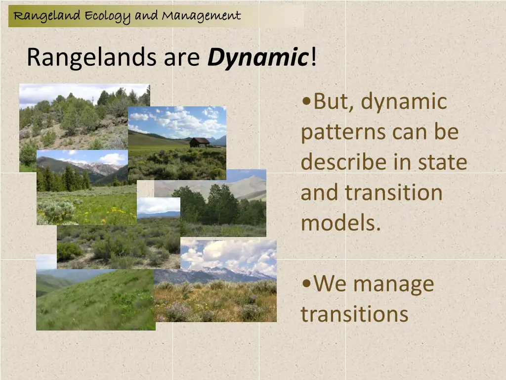 rangeland ecology and management rangeland