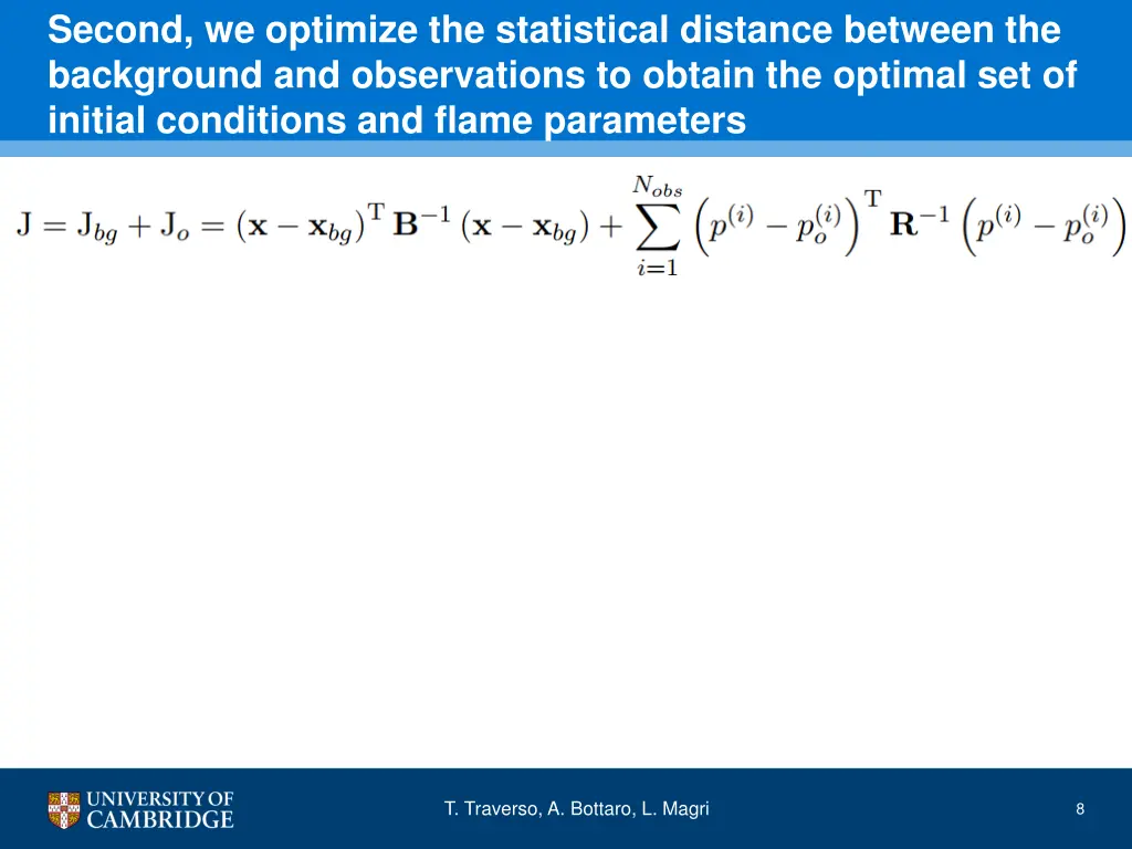 second we optimize the statistical distance