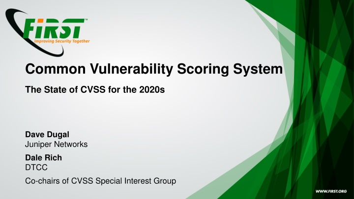 common vulnerability scoring system