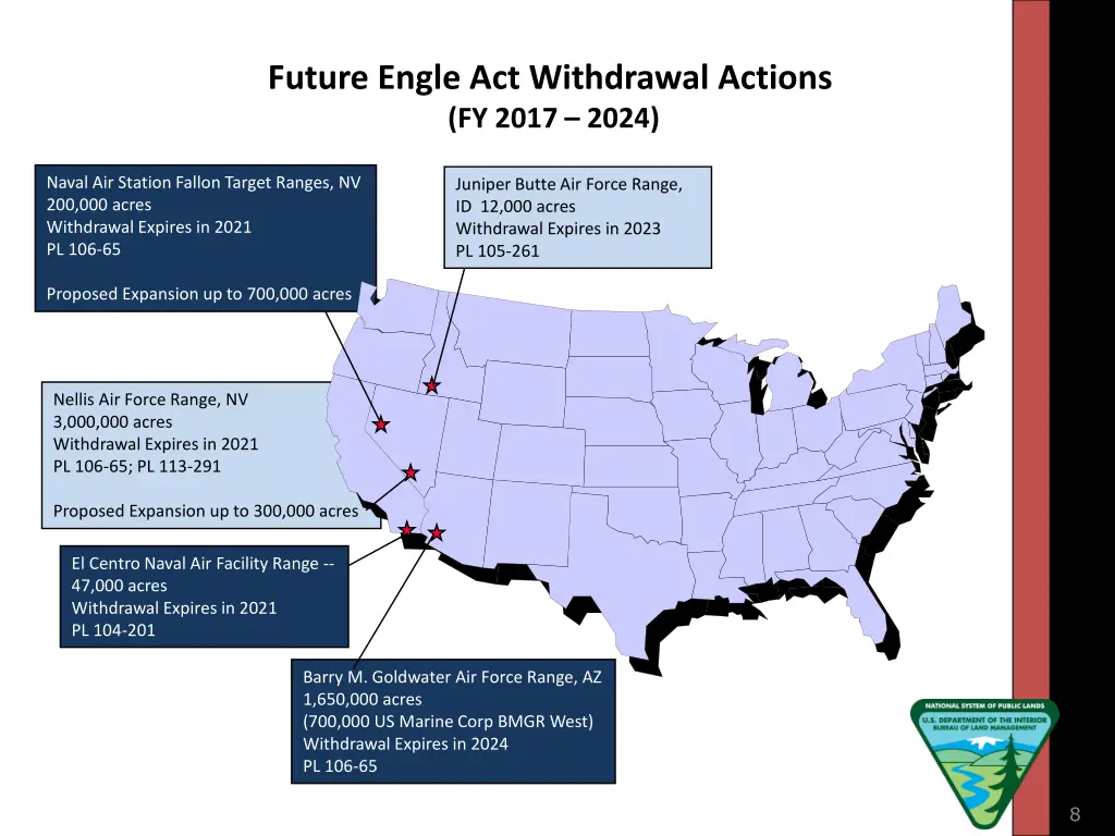 future engle act withdrawal actions fy 2017 2024