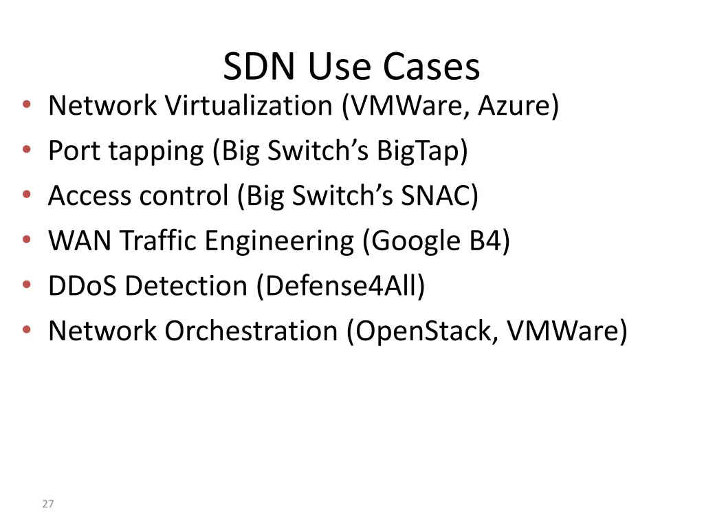 sdn use cases